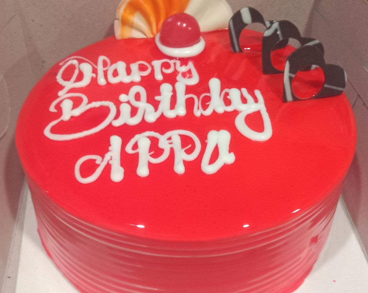 Red Velvet Mirror Glaze Cake