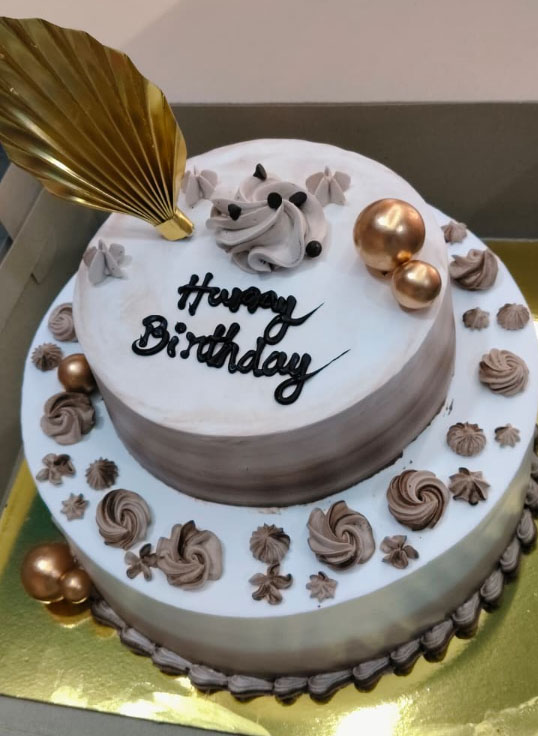 Choco Vennila Flavour Birthday Cake Delivered